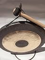 Gong (Chau or Tamtam) bulls eye 24" with Stylish stand & mallet