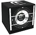 Crunch Bassreflex Gehäusesubwoofer, BlackMaxx Serie, 30cm Chassis, 400W, 4 Ohm, 64mm Schwingspule, 41x39x45/35cm