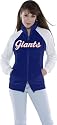 New York Giants Full Zip Velour Cheer Jacket - Touch by Alyssa Milano