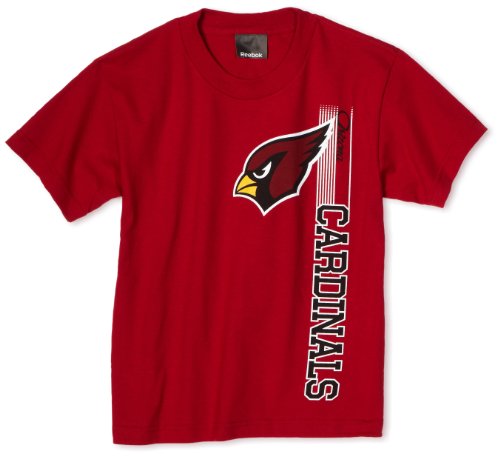 NFL Boys' Arizona Cardinals Vertical Presence Tee Shirt (Red, Large)