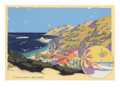 Catalina Island Giclee Poster Print, 18x24
