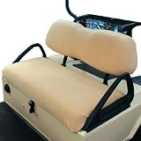 Classic Accessories Fairway Sand Golf Cart Seat Cover - White