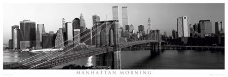 Empire 170187 New York - Manhattan Morning, T&uuml;rposter / XXL Poster ca. 158 x 53 cm Preisvergleich