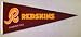 Washington Redskins Script R NFL Throwback Collection Pennant from Winning Streak Sports