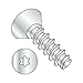 #4 x 1/4" Plastite Style (48-2) Thread Forming Screws/Six-Lobe (Torx) / Flat Undercut Head/Steel/Zinc (Carton: 10,000 pcs)