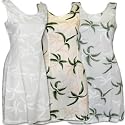 Hurricane - Hawaiian Short Tank Dress in Cream, White and Wedding White