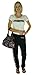 Muddy Girl Print Front Black Back Handbag