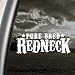 Pure Bred Redneck Decal Car Truck Window Sticker