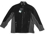 Mens M&S Marks & Spencer Blue Harbour Thick Fleece Zipped Jacket Black SMALL