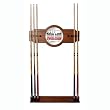 Four Aces 2 piece Wood and Mirror Wall Cue Rack