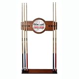 Four Aces 2 piece Wood and Mirror Wall Cue Rack