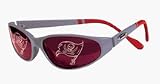 Tampa Bay Buccaneers Reflex Sunglasses (Pewter Red Tip) by Jax