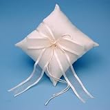 Ivory Simplicity Ring Pillow