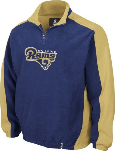 St. Louis Rams Reebok Covert 1/4 Zip Polar Fleece