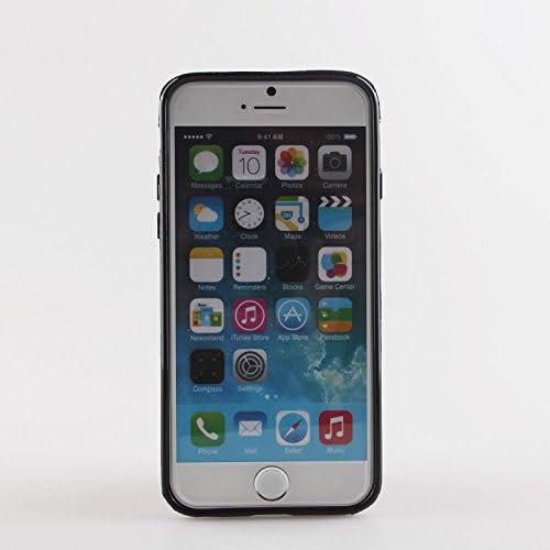 HIGHOT Crocodile Pattern Back Cover for Iphone 6 4.7inch (2014) Premium Ultra Slim Flexible TPU Gel Soft Skin Case (Black)