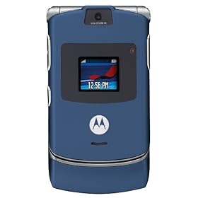 Motorola RAZR V3 Blue Phone