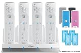 picture of Nyko Charge Station Quad and 4 x Rechargeable NiMH Batteries (Wii)
