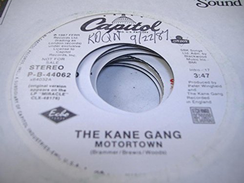 The Kane Gang - MOTORTOWN - Zortam Music