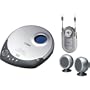 Coby CX-CD1234 Portable CD Player with FM/AM Radio and Mini Speakers