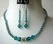 Ethnic Blue Zircon Crystals Genuine Swarovski Crystals Necklace Set (BRAND NEW) Image