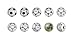 Adidas Historical Mini Soccer Ball Set, Multicolor