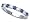 0.60 cttw Karina B(tm) Genuine Sapphire Band Size 4 LIFETIME WARRANTY