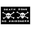 Pirate - Death Zone - Flag 3ft x 5ft Printed Polyester