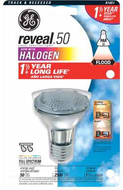 G E Lighting #81861 GE 50W Halogen Flood Light.