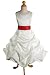 New Ivory/red Satin Flower Girl Pageant Dress Sz 2...