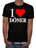 I love Döner FuN HERZ IcH LIEBE KuLt PARTY Club like Sprüche Tee T-Shirt