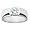 Platinum Semi-Bezel Engagement Ring Setting