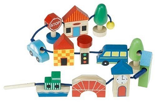 Childrens Toyshop  Toys : Ryan's Room City Blocks and Threading Beads