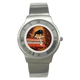 Limited Edition Violano Stainless Steel Watch Raven Crow Bird