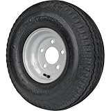 5-Hole High Speed Standard Rim Design Trailer Tire Assembly - 18.5in. x 5.70 x 8