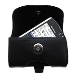 Horizontal Leather Case with Belt Clip/Loop for the Blackberry pearl