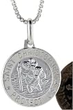 Sterling Silver St. Christopher Medal 11/16
