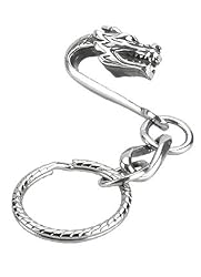 Dragon Pewter Ring Pocket Clip Keychain
