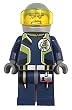 Agent Charge (Helmet) - LEGO Agents 2" Figure