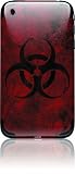 Skinit Protective Skin fits latest iPhone 3G, iPhone 3GS, iPhone (Biohazard Black on Red)