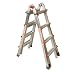 Little Giant 10102LGW 300-Pound Duty Rating Ladder System with Work Platform, 17-Foot