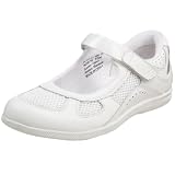 Drew Shoe Women's Delite Flat,White Combo,5.5 WW US