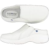 Womens Nurse Mates FEATHER Open Back Leather Clogs