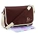 Produkt-Bild: Messenger Bag / Schultertasche in trendigen Farben, ideal f&uuml;r Schule, B&uuml;ro und Freizeit mit apartem Gecko Druck