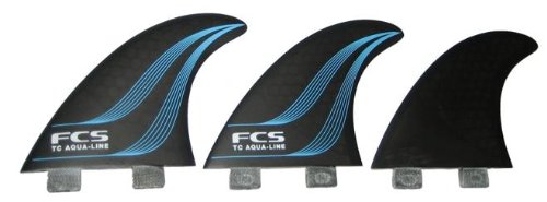 ☆ トムキャロル シグネーチャー【 FCS TC AQUA-LINE TRY PERFORMANCE CORE FINSET 】 3本セット、キー付