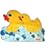 Sassy �_�b�L�[ �E �f���I �E �o�X�}�b�g Ducky Duo Bath Mat