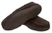 Dearfoams Men's Memory foam Slippers Moccasin Shoes ((Medium 9-10, Brown), Brown)