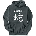 Hoodie Mens Dark Silver " iSnake " Zodiacs