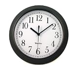 C1390B24 Small B/W Wall Clock Camera