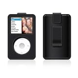 Belkin F8Z508tt Belkin Leather Sleeve with Belt Clip for 160GB iPod Classic (Black)