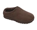 LAMO AUSTRALIA Sheepskin Womens Suede Lady Clogs Slippers Shoes Chocolate